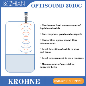 Đo lường de nivel de liquidos Y solidos krohne medidor de nivel siêu âm de DOS hilos 4-20 ma/Hart optisound 3010 C - Product Image 2