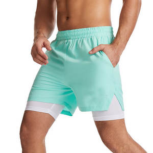 Shorts d'entraînement pour hommes 7 pouces Gym Yoga Sports de plein air Liner Shorts Vente en gros - Product Image 3