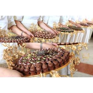 Diseño de flores y brotes Aspecto atractivo Chapado en oro de alto grado Calidad superior Chocolates de lujo de metal y cuencos para servir alimentos - Product Image 4