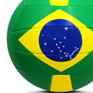 Balón de Voleibol Talla 5 con Bandera de Brasil, Verde, Amarillo y Azul, Tacto Suave, para Interior y Exterior, Playa, Partidos, Embalaje OEM, Venta al Por Mayor, Personalizado - Product Image 6