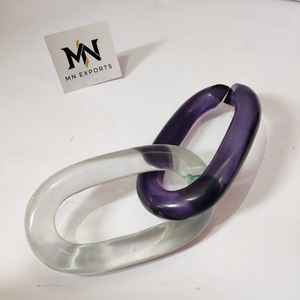 "Modern Resin Wall Chain Hanging, Beautiful Handmade Wall Art <b>Decor</b> to Enhance Living Rooms, <b>Bedrooms</b> - Product Image 2