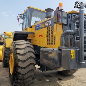Cargadora de Ruedas Usada Komatsu470 de 23 Toneladas, Cucharón de 4.2m³, Marca Original Japonesa, Maquinaria de Construcción de Segunda Mano, Pocas Horas, Certificación CE - Product Image 3