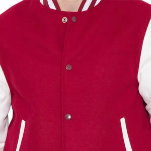 Blouson Bomber Homme Personnalisé Col Montant Logo Frontal Écologique Style Universitaire Automne Hiver - Product Image 6