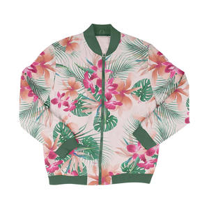 Chaqueta Bomber de Satén Sublimado, Ajustada, Resistente al Viento y Transpirable, para Hombre, Ropa Exterior de Poliéster, Venta al Por Mayor, Fabricante OEM Personalizado - Product Image 2