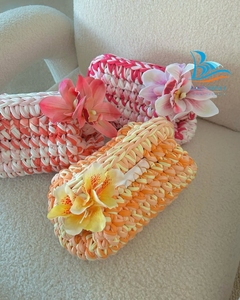 2025 meilleure vente à la mode été Vibe coloré coton Crochet grosse pochette sac de plage pour les femmes - Product Image 5