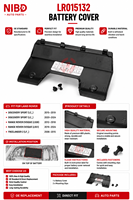 Cubierta de Parachoques Delantero de Alta Calidad OE LR015132 para Land Rover Freelander 2 LR2 2007-2012, Piezas de Carrocería