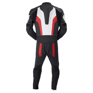 Vêtements de sport de moto personnalisés OEM pour hommes Combinaison coupe-vent en cuir pur grande taille en cuir véritable pour la moto et la course automobile - Product Image 4