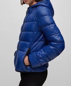 Veste matelassée pour femme de qualité supérieure, très vendue, confortable, chaude, respirante, pour l'extérieur, à capuche, écologique, rapide - Product Image 3