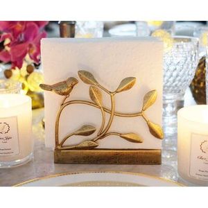 Porte-serviettes de qualité supérieure en acier inoxydable de forme ronde porte-serviettes design unique porte-mouchoirs pour la décoration de table d'hôtel porte-serviettes - Product Image 2