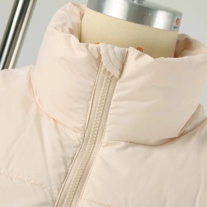 Women Winter Oversized <b>Vest</b> Lightweight Stand Collar Fly sleeve Insulated Padded Puffy Jackets Coat With Pockets - Product Image 3