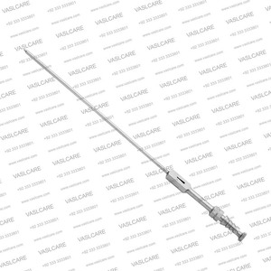 Vente en gros Frazier 9fg Tube d'aspiration en acier inoxydable Longueur totale de 175mm Source d'alimentation manuelle Connexion Instrument médical Vaslcare - Product Image 3