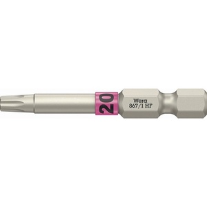 WERA 867 TORX HF 1/4 Zoll TX 20 L.50mm Bit Categoría de Producto Llaves Hexagonales - Product Image 1