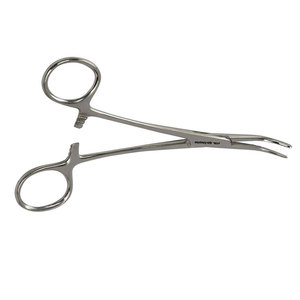 Pinzas Kelly Curvas de Precisión, Acero Inoxidable Plateado, Pinzas de Bloqueo Manual, Certificación CE Clase II para Uso Médico y Dental - Product Image 4