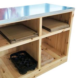 Cash <b>Desk</b> Set-Metal Construction 140cm Height <b>200cm</b> Width 80cm Depth Organizzazione Orlandelli - Product Image 5