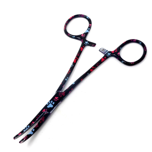 Pince de verrouillage hémostatique à motif noir de 5.5 pouces Source d'alimentation manuelle Instrument incurvé dentaire chirurgical pour les moustiques - Product Image 1