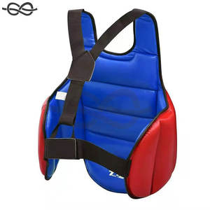 เสื้อกั๊กป้องกันหน้าอกชุดฝึกสำหรับคาราเต้ยูโดคิกบ็อกซิ่งอุปกรณ์ป้องกันสำหรับเล่นกีฬา - Product Image 3