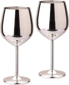 Gobelet à vin personnalisé pour fête, verres à vin en métal, couleur plaquée, 500 ml, gobelet en acier inoxydable, verre à vin rouge, gobelet, mug - Product Image 1