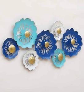 Décoration murale Présentoir de fleurs en métal de luxe Art mural Lobby Cadre en fer forgé Art floral suspendu Décoration murale - Product Image 3