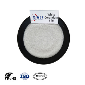 46 Grit wfa Al2O3 99% màu trắng tinh khiết hợp nhất alumina mài mòn phun cát mài mòn nhà máy giá - Product Image 2