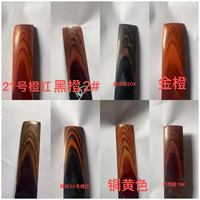 Manches de couteau en bois personnalisées OEM, poignées de couteau en bois dur naturel pour couteau de chasse, couteau à lame fixe, couteau pliant, pièces de bricolage