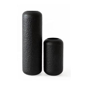 Jarrón negro y dorado, organizador elegante para flores suculentas, velas, utensilios y decoración moderna y elegante para el hogar de la India - Product Image 5