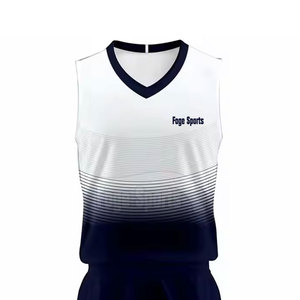 Uniformes de Voleibol Deportivos de Exterior de Secado Rápido y Transpirables de Poliéster 100% con Impresión de Logotipo Personalizado de Alta Calidad - Product Image 4