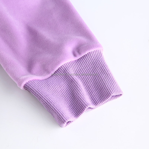 Sweat-shirts à capuche zippés en polaire pour femmes, coupe ajustée, manches courtes, mode automne 2026, style streetwear - Product Image 6