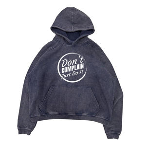 Sun Fad Acid Wash Hoodies Oversize Pullover Heavy Weight Adult Men Acid Wash Hoodie With <b>Screen</b> Printed Logo Design - Product Image 1