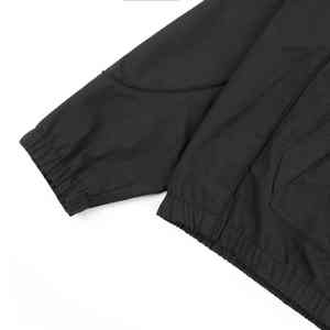 Unisex ligero negro a prueba de viento recubierto de camuflaje primavera Casual pulóver chaqueta cortavientos con bolsillo de canguro - Product Image 2