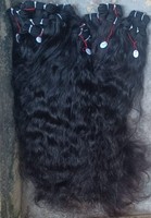 Extensions de cheveux humains indiens Remy bruts non traités de qualité supérieure, double trame machine, 100 grammes. TOUTES LES CUTICULES DANS LA MEME DIRECTION Haut de gamme