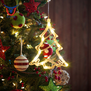 Lampe décorative blanc chaud, flocons <span class=keywords><strong>de</strong></span> neige, lumières suspendues décoratives pour arbre <span class=keywords><strong>de</strong></span> Noël - Product Image 5