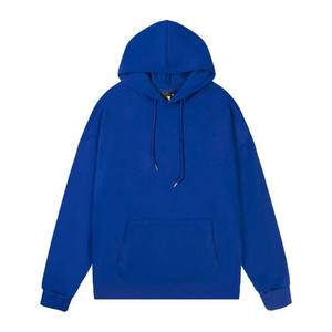 Sweats à capuche pour hommes 100% coton dans différentes couleurs et tailles Motif uni décontracté Impression numérique Teinture unie pour l'hiver - Product Image 2