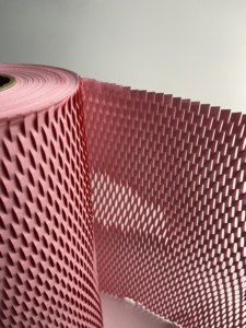 <strong>Pink</strong> Packaging Paper Honeycomb Cushioning Roll Perforated-Packing Recycled Cushion Wrapping Roll Eco Friendly Moving Green <strong>Wrap</strong> - Product Image 3