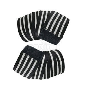 Rodilleras de Fitness largas personalizadas de alta elasticidad, gran oferta OEM, rodilleras de Fitness resistentes para levantamiento de pesas - Product Image 6