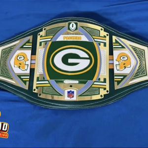 Ceinture de champion des Packers de Green Bay pour adultes, confortable et durable, taille haute, tailles 2 mm et 4 mm, en zinc - Product Image 1