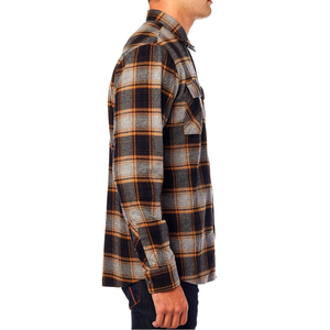 Camisa teñida de hilo con botones para hombre más vendida 100% algodón precio barato camisas teñidas de hilo transpirable para hombre - Product Image 5