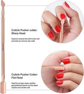 ชุดเครื่องมือตัดเล็บแบบมืออาชีพกรรไกรตัดหนังกำพร้าสำหรับเล็บมือเล็บเท้าสปริงคู่ - Product Image 4