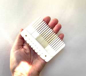 Bone <b>Hair</b> <b>Comb</b> With Stylish Horn Handle Customizable Size for Home Travel Use for Hotels Logo Design - Product Image 1