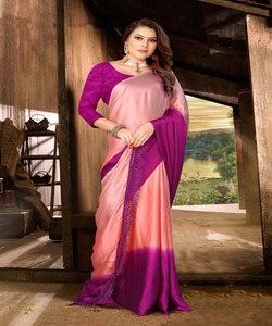 ส่าหรีชุดปาร์ตี้สวยงามมากชุดส่าหรีสำหรับผู้หญิงเสื้ออินเดียและปากีสถานแห้งสะอาดรองรับซักด้วยเครื่อง - Product Image 3