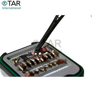 Pince hémostatique droite en noir tactique, instruments médicaux en acier inoxydable de 5.5 pouces pinces de verrouillage mâchoires dentelées pêche - Product Image 5