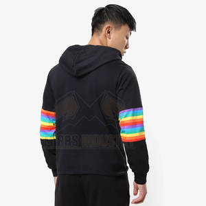 Usine directe XS taille séchage rapide hiver pull à capuche épais polaire tissu avec motif imprimé solide nouveauté vêtements de plein air - Product Image 3