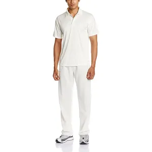 Nuevo diseño personalizado del equipo de cricket Diseño de camiseta de cricket de manga completa con camisa y pantalones de cricket - Product Image 1