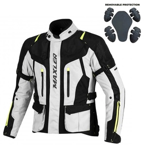 Heavyweight Waterproof Original Leather Fabric Motorbike <b>Jacket</b> Motorbike Textile <b>Jacket</b> Cordura 300D Motorbike <b>Jacket</b> - Product Image 1