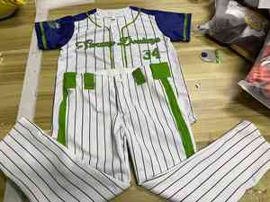 Sublimación personalizada Conjunto de camiseta de béisbol Impreso digital Transpirable Uniforme - Product Image 5