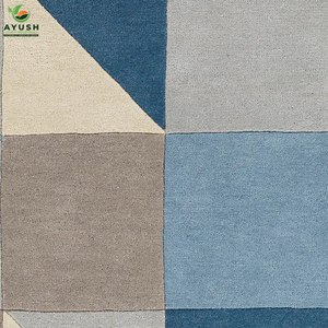 Tapis tissé bohème en laine, tapis moelleux et tufté à la main pour la chambre à coucher et le salon - Product Image 3