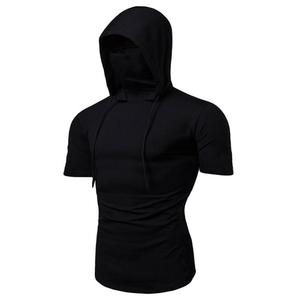 Pull à capuche Ninja ajusté, pour la salle de sport, le travail en extérieur, masqué, lourd, à capuche Ninja, vêtements d'hiver, vente en gros OEM, en molleton de coton - Product Image 3