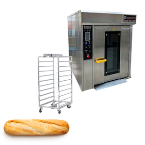 Save Energy <b>8</b> Trays Rotary Oven Bread Production Line Altuntop Trolley Pe & Wooden Pallet Rotary Oven for Bakery Manufacturer - Product Image 1