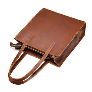 กระเป๋าเอกสารหนังผู้ชายกระเป๋าสะพายไหล่หนังม้าบ้ากระเป๋าธุรกิจกระเป๋าแล็ปท็อป - Product Image 3