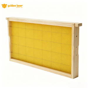Marcos de Madera para Colmenas Langstroth con Lámina de Cera Amarilla Previamente Encuadernada, Equipo de Apicultura - Product Image 5
