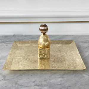 Bandeja plateada con marco de corte láser de hierro y Metal de nuevo diseño de excelente calidad para decoración del hogar y suministros para restaurantes - Product Image 3